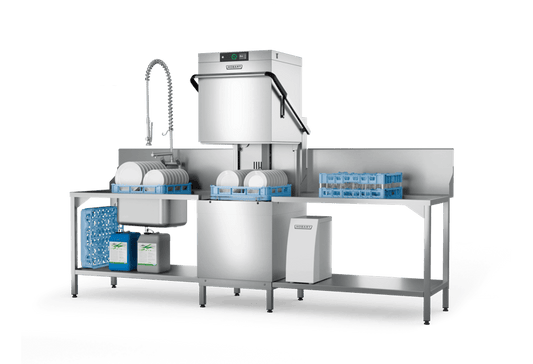 Hobart PROFI AMXRS Pass Through Dishwasher with Integrated Water Softener