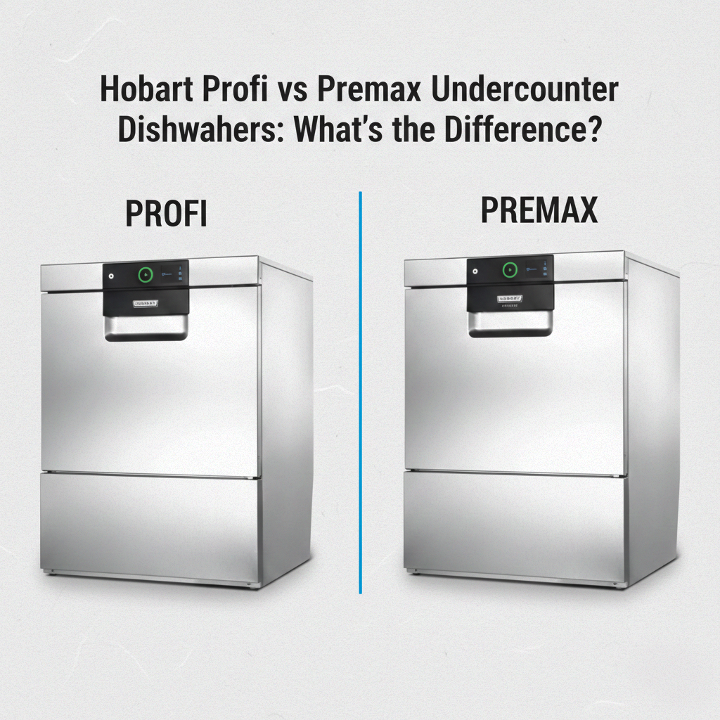 Hobart Profi vs Premax Undercounter Dishwashers: What’s the Difference?