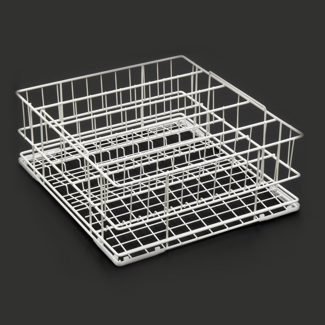 Hobart 5 Division Tilt Glass Rack (500x530mm)