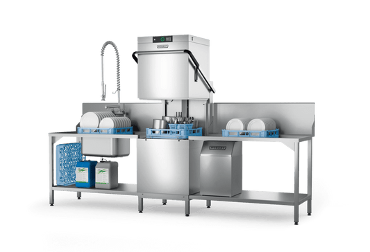 Hobart PROFI AMXXRS Pass Through Dishwasher with Integrated Water Softener