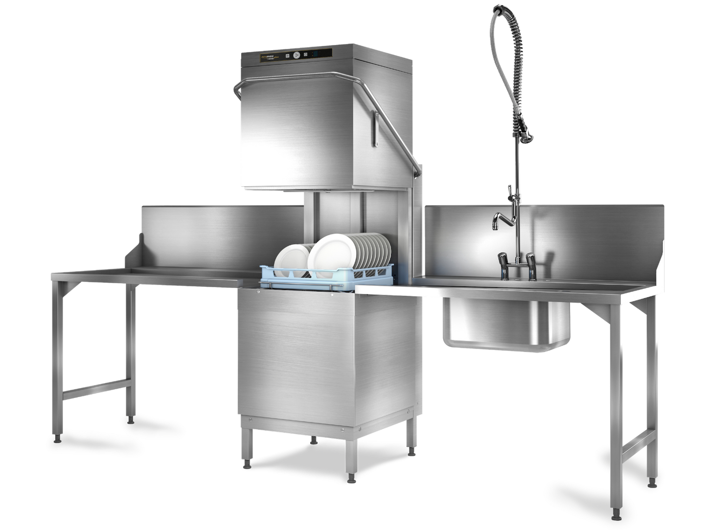 Hobart Ecomax Plus H615S Pass Through Dishwasher