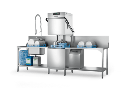 Hobart PROFI AMX Pass Through Dishwasher