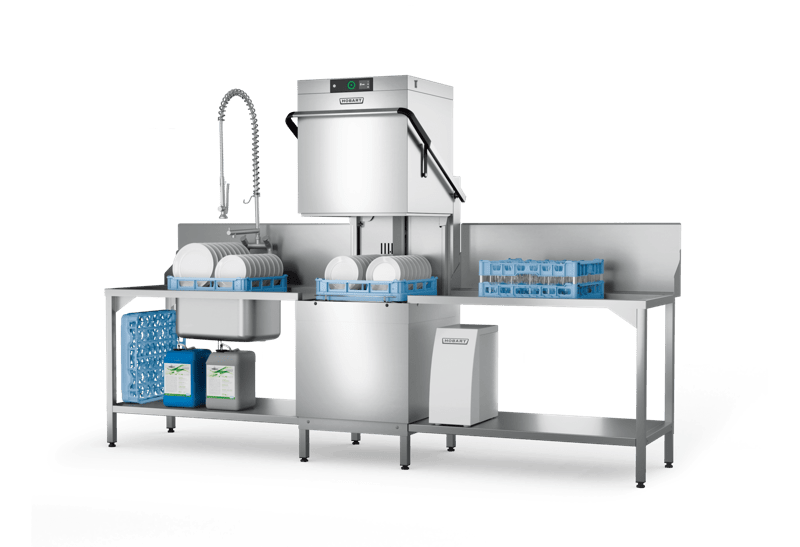 Hobart PROFI AMX Pass Through Dishwasher