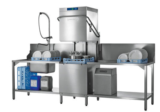 Hobart PROFI AMXS Pass Through Dishwasher